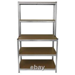 Heavy Duty Boltless Steel Racking Workbench Shelving Unit Galvanised