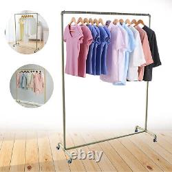 Heavy Duty Clothes Rail Rack Garment Hanging Retail Display Stand Storage Shelf