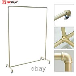 Heavy Duty Clothes Rail Rack Gold Garment Hanging Display Stand Storage Shelf