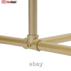 Heavy Duty Clothes Rail Rack Gold Garment Hanging Display Stand Storage Shelf
