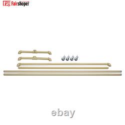 Heavy Duty Clothes Rail Rack Gold Garment Hanging Display Stand Storage Shelf