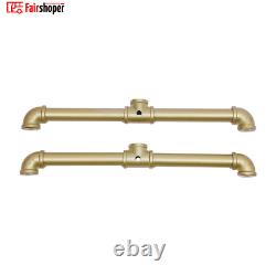 Heavy Duty Clothes Rail Rack Gold Garment Hanging Display Stand Storage Shelf