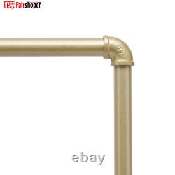 Heavy Duty Clothes Rail Rack Gold Garment Hanging Display Stand Storage Shelf