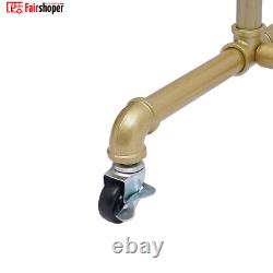 Heavy Duty Clothes Rail Rack Gold Garment Hanging Display Stand Storage Shelf