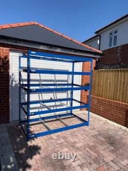 Heavy Duty Garage Racking Shelving Unit 375KG 5 tier 2000mm x 1800mm x 900mm