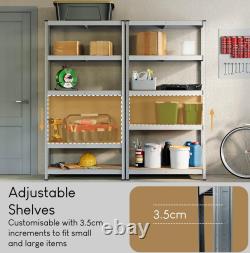 Heavy Duty Garage Shelving 5 Tier Racking Storage Garage Warehouse