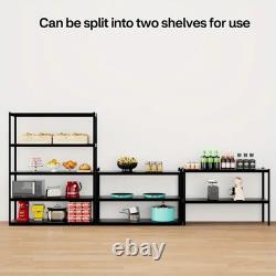 Heavy Duty Garage Shelving Extra Large Metal Storage Rack, 5 Tier, Holds Up to