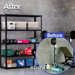 Heavy Duty Garage Shelving Extra Large Metal Storage Rack, 5 Tier, Holds Up to