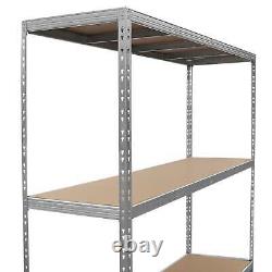 Heavy Duty Garage Shelving Extra Wide Boltless Racking 1200KG Capacity