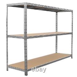 Heavy Duty Garage Shelving Extra Wide Boltless Racking 1200KG Capacity