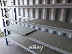 Heavy Duty Garage Shelving / Racking, each bay 2.4m long, 2.2m high 600mm deep