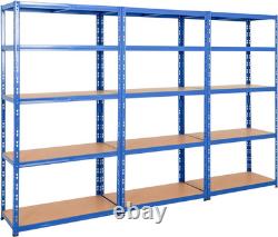 Heavy Duty Garage Shelving Unit 3 Bay 179X90X45 Cm 200Kg UDL per Shelf 1000