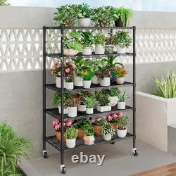 Heavy Duty Garage Shelving Unit, 91.3x45.7x190.5cm, 5 Tier, Black