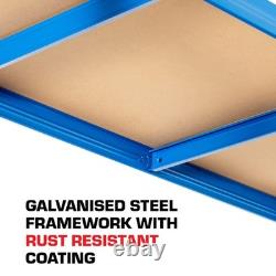 Heavy Duty Garage Shelving unit 5 Tier Steel Storage Shelves Boltless Shelves