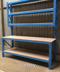 Heavy Duty Garage/ Workshop Pallet Racking Work Bench 2400mm Long X 750mm Wide