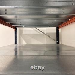 Heavy Duty Long Span Shelving Garage Workshop Deep Metal Shelves Bulky Items