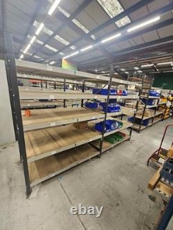 Heavy Duty Long Span Shelving H2100mm x 900mm x Shelf Width 1500mm Dismantled