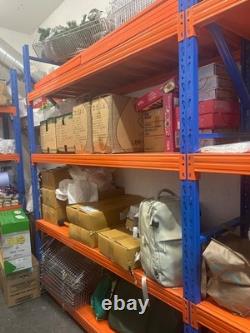 Heavy Duty Longspan Shelving / Warehouse Racking 4 Tier + Extra Boards Included