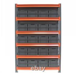 Heavy Duty MegaRack Shelving Racking with 20 x 20 Litre Heavy Duty Euro Box Kit