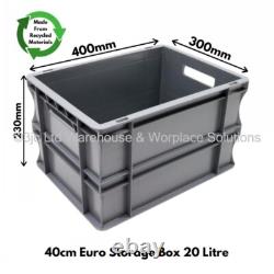 Heavy Duty MegaRack Shelving Racking with 20 x 20 Litre Heavy Duty Euro Box Kit