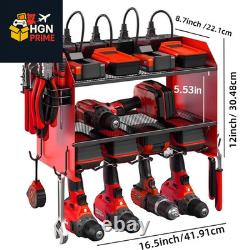 Heavy Duty Metal 3 Layers Tool Shelf for Garage Organization Large Size & Easy A