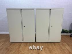 Heavy Duty Metal Cabinets /2 Shelves / 80cm Wide /110cm Height /47cm Deep