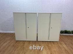 Heavy Duty Metal Cabinets /2 Shelves / 80cm Wide /110cm Height /47cm Deep