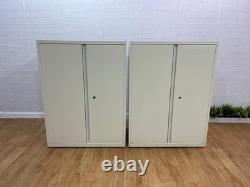 Heavy Duty Metal Cabinets /2 Shelves / 80cm Wide /110cm Height /47cm Deep