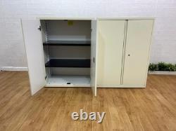 Heavy Duty Metal Cabinets /2 Shelves / 80cm Wide /110cm Height /47cm Deep