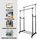 Heavy Duty Metal Clothes Rail Storage Garment Shelf Hanging Display Stand Rack