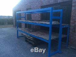 Heavy Duty Metal Pallet Shelf Workbench 3 Metre Wide x 1.5 Metre Deep