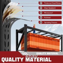 Heavy Duty Metal Racking Adjustable Garage Shelving Unit 4 Tier Storage Racking