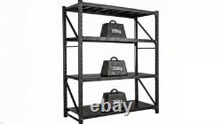 Heavy Duty Metal Racking Adjustable Garage Shelving Unit 4 Tier Storage Racking