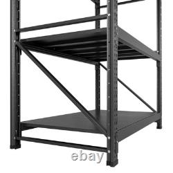 Heavy Duty Metal Racking Adjustable Garage Shelving Unit 4 Tier Storage Racking