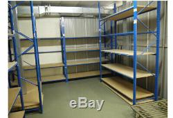 Heavy Duty Metal Racking Shelving for Warehouse, Garage 6 bays + shelf boards