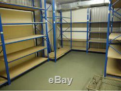 Heavy Duty Metal Racking Shelving for Warehouse, Garage 6 bays + shelf boards