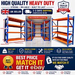 Heavy Duty Metal Shelving Unit 200x200x60cm 1000KG Garage Storage Rack 4 Tier