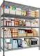 Heavy Duty Metal Storage Shelving Unit 5 Tier 115x45x180cm Wire Garage Shelf