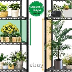 Heavy Duty Metal Storage Shelving Unit 5 Tier 115x45x180cm Wire Garage Shelf