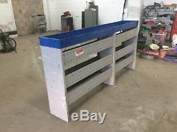 Heavy Duty Metal Van Or Garage Workhop Racking With 4 Shelves Bargin Choice Of