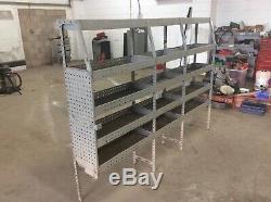 Heavy Duty Metal Van Or Garage Workhop Racking With 5 Shelves Look Bargain