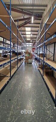 Heavy Duty Metal Warehouse Racking. Adjustable shelves and height