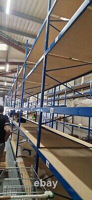 Heavy Duty Metal Warehouse Racking. Adjustable shelves and height