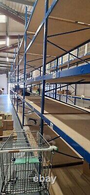 Heavy Duty Metal Warehouse Racking. Adjustable shelves and height