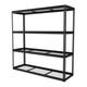 Heavy-duty Modular Racking Unit With 4 Mesh Shelves 300kg Capacity Per Level