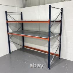 Heavy Duty Over Car Garage Shelving Unit Space Saving Deep Shelves Bulky Items