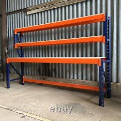 Heavy Duty Pallet Racking Work / Packing Bench (2100mm X 750mm) With Shelves