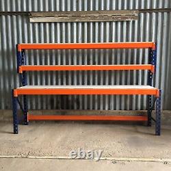 Heavy Duty Pallet Racking Work / Packing Bench (2400mm X 600mm) With Shelves