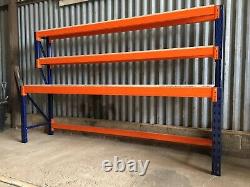 Heavy Duty Pallet Racking Work / Packing Bench (2600mm X 600mm) With Shelves