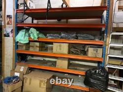Heavy Duty Racking 2.5m Height 6 Shelfs Blue & Orange H250 W255 D 90